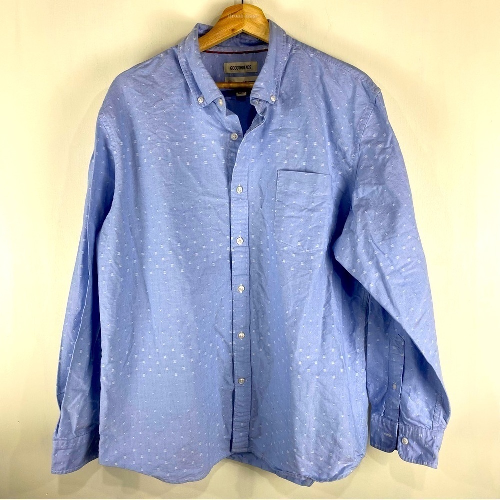 GoodThreads:‎ Men's Standard Stitching Casual Button Up Down Dress Shirt Top XL